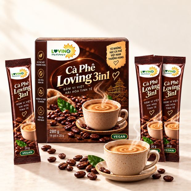 Cà phê Loving 3in1 280 g